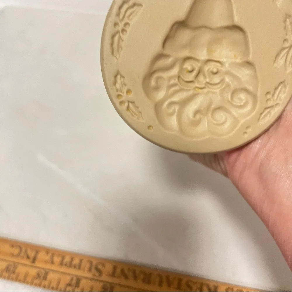 Santa Claus Cookie Stamps Brown Bag Cookie Art Cookie Press Stamp